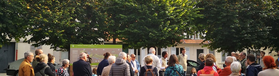 Inauguration du sentier des canaux à Chantilly
